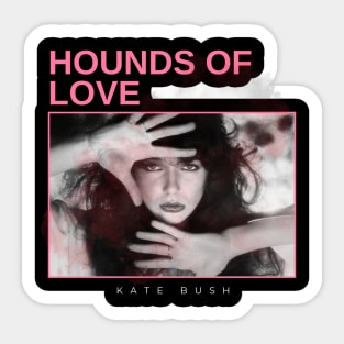 hounds of love - vintage minimalism Sticker